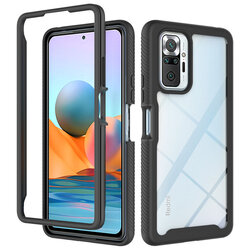 [Pachet 360°] Husa + Folie Xiaomi Redmi Note 10 Pro Max Techsuit Defense, negru