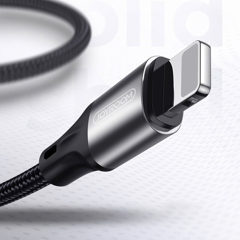 Cablu de date JoyRoom N1 USB la Lightning, 3A, 1m, negru