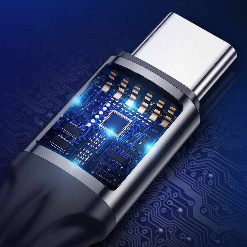 Cablu de date JoyRoom N1 USB la Type-C, 3A, 480Mbps, 1m, negru