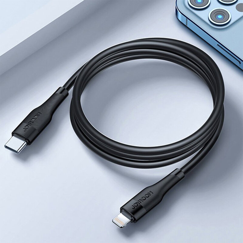 Cablu de date JoyRoom M3 Type-C la Lightning, PD20W, 1.2m, negru