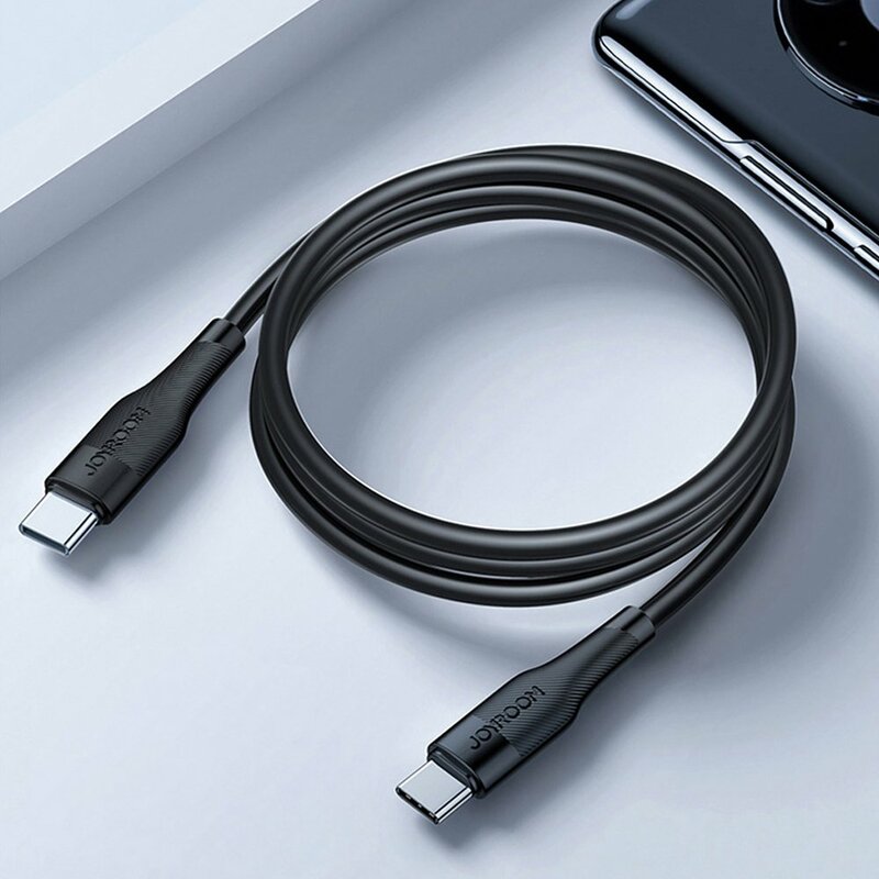 Cablu de date JoyRoom M3 Type-C la Type-C, PD60W, 1.2m, negru