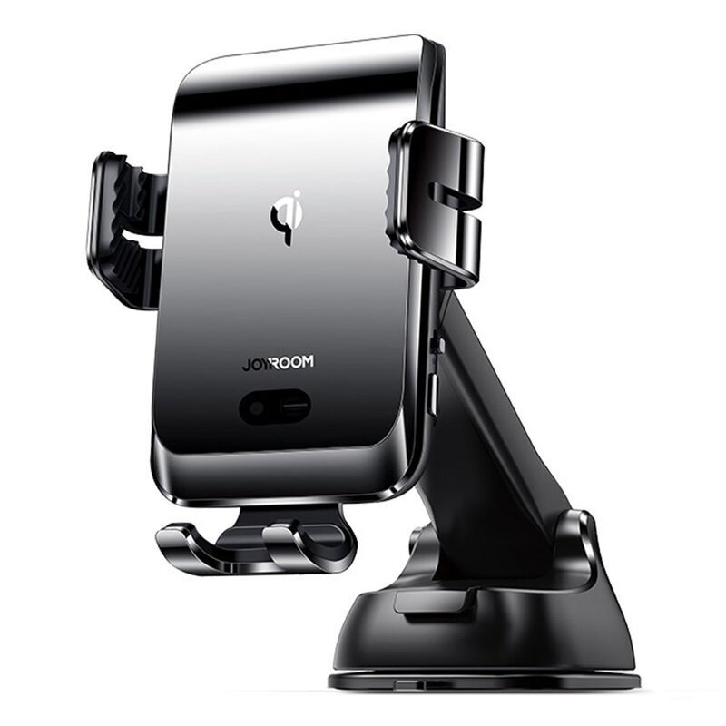 Suport telefon auto bord JoyRoom, incarcator wireless, negru, JR-ZS214
