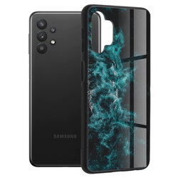 Husa Samsung Galaxy A32 5G Techsuit Glaze, Blue Nebula