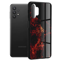 Husa Samsung Galaxy A32 5G Techsuit Glaze, Red Nebula