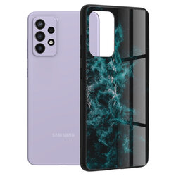 Husa Samsung Galaxy A72 4G Techsuit Glaze, Blue Nebula