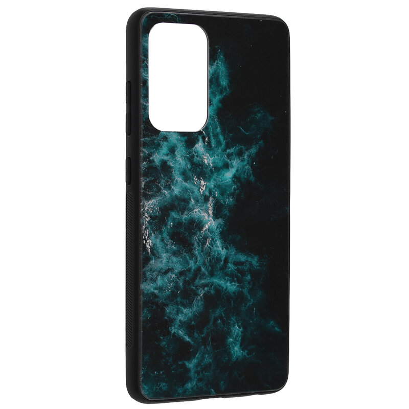 Husa Samsung Galaxy A72 4G Techsuit Glaze, Blue Nebula