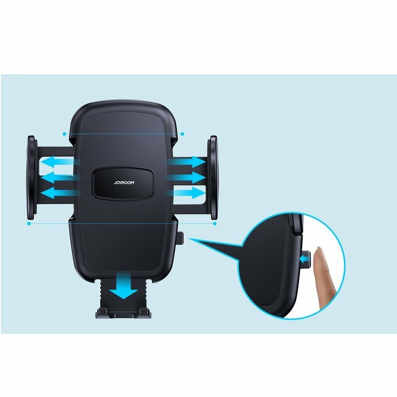 Suport telefon auto bord JoyRoom, brat telescopic, negru, JR-ZS258