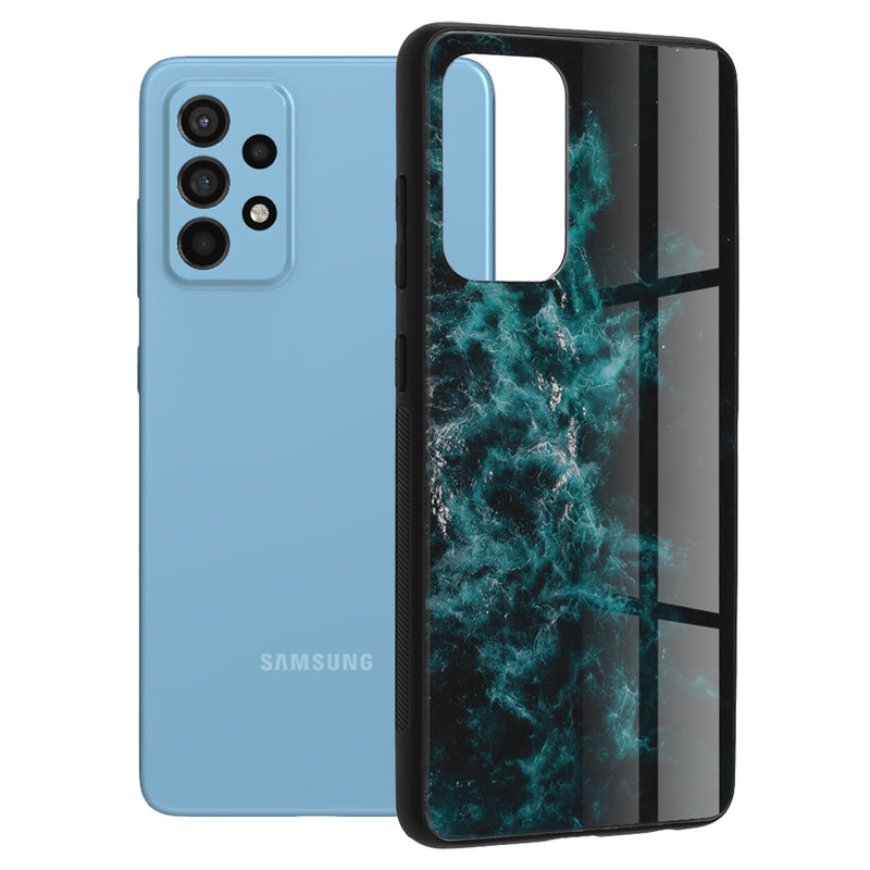 Husa Samsung Galaxy A52 4G Techsuit Glaze, Blue Nebula