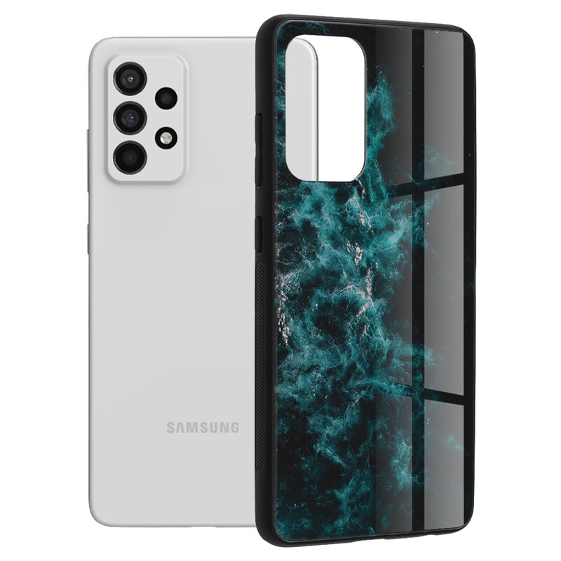 Husa Samsung Galaxy A52 5G Techsuit Glaze, Blue Nebula