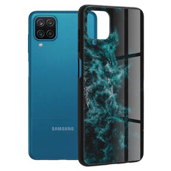 Husa Samsung Galaxy A12 Techsuit Glaze, Blue Nebula