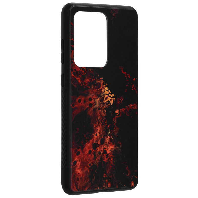 Husa Samsung Galaxy S20 Ultra 5G Techsuit Glaze, Red Nebula