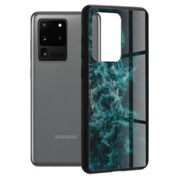 Husa Samsung Galaxy S20 Ultra 5G Techsuit Glaze, Blue Nebula
