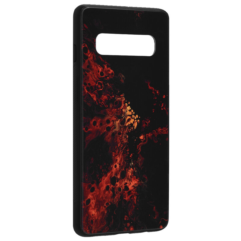 Husa Samsung Galaxy S10 Techsuit Glaze, Red Nebula