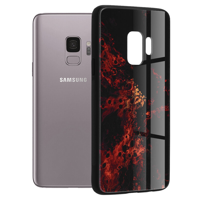Husa Samsung Galaxy S9 Techsuit Glaze, Red Nebula