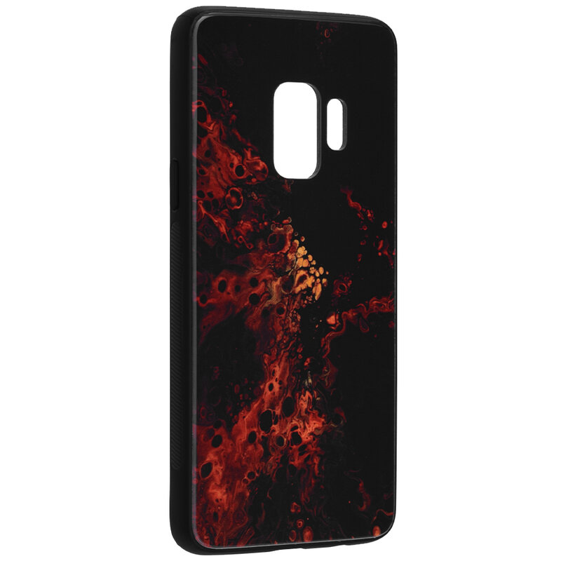 Husa Samsung Galaxy S9 Techsuit Glaze, Red Nebula