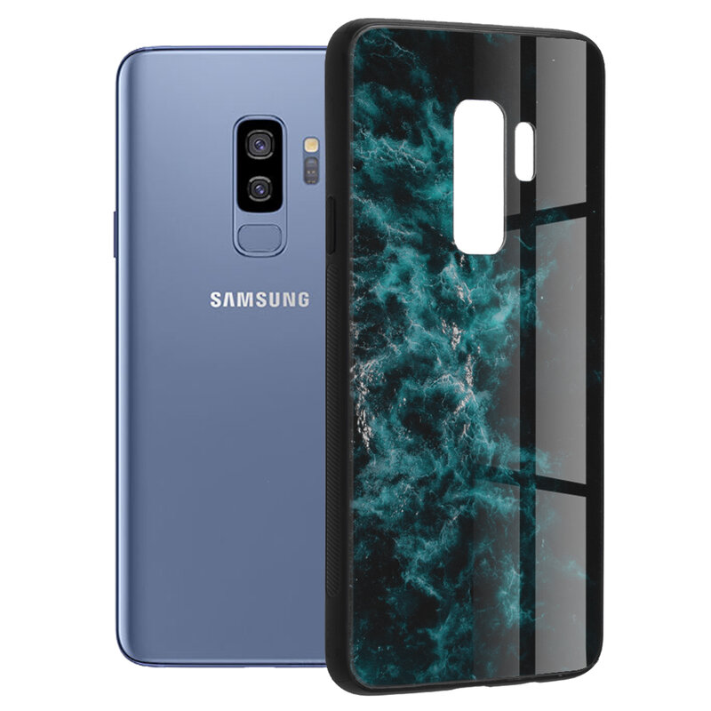 Husa Samsung Galaxy S9 Plus Techsuit Glaze, Blue Nebula