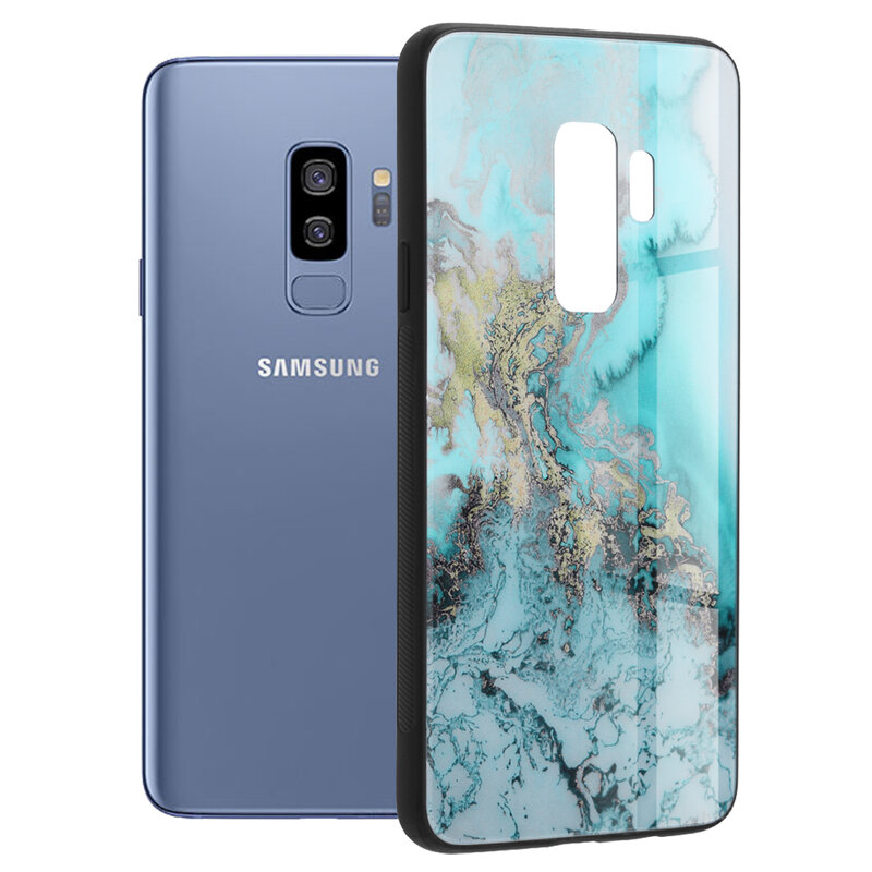 Husa Samsung Galaxy S9 Plus Techsuit Glaze, Blue Ocean