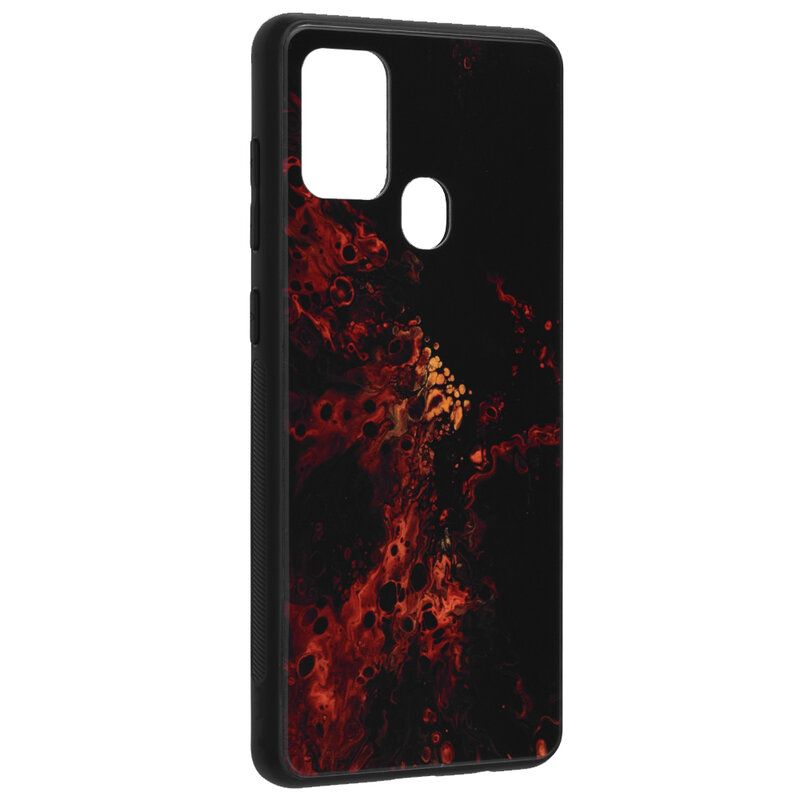 Husa Samsung Galaxy A21s Techsuit Glaze, Red Nebula