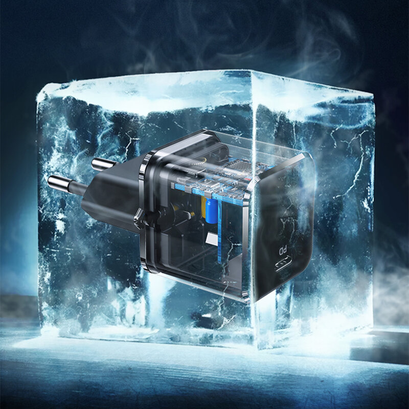 Incarcator priza Usams T42 Type-C PD25W, Fast Charge, negru, US-CC140