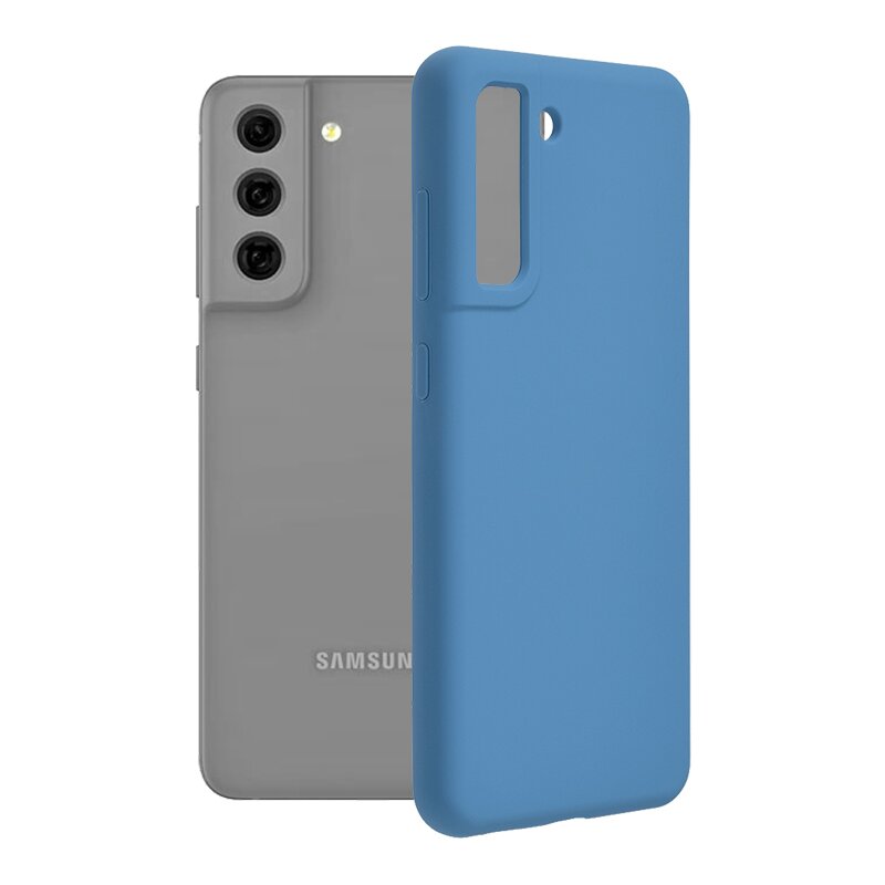 Husa Samsung Galaxy S21 FE 5G Techsuit Soft Edge Silicone, albastru