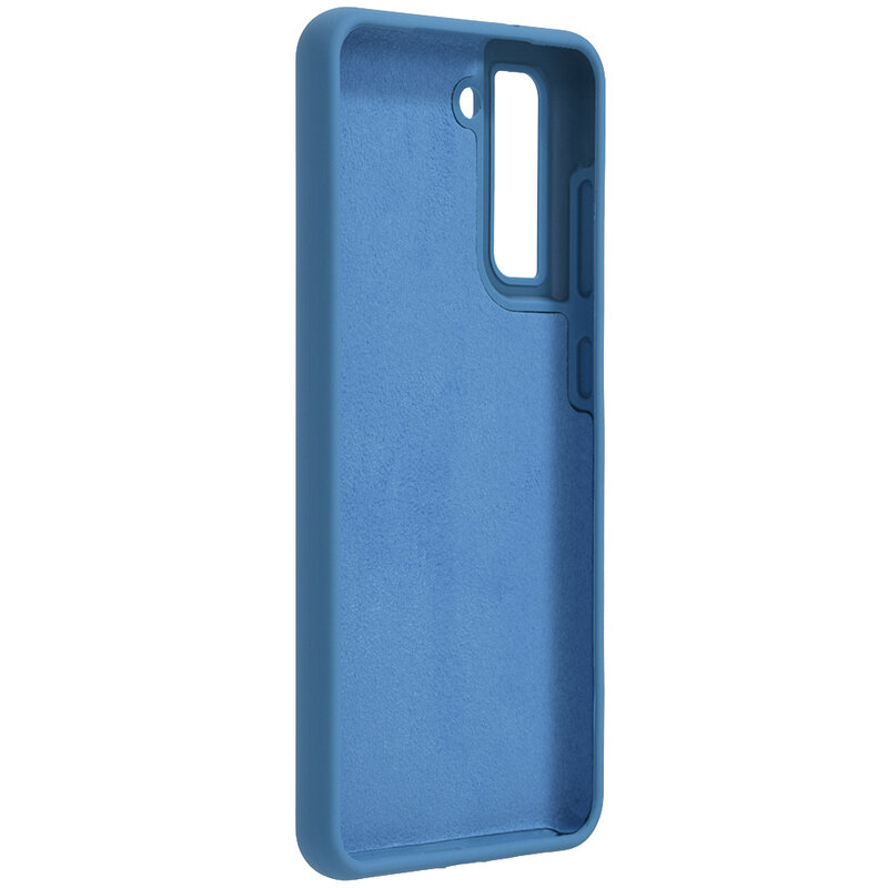 Husa Samsung Galaxy S21 FE 5G Techsuit Soft Edge Silicone, albastru