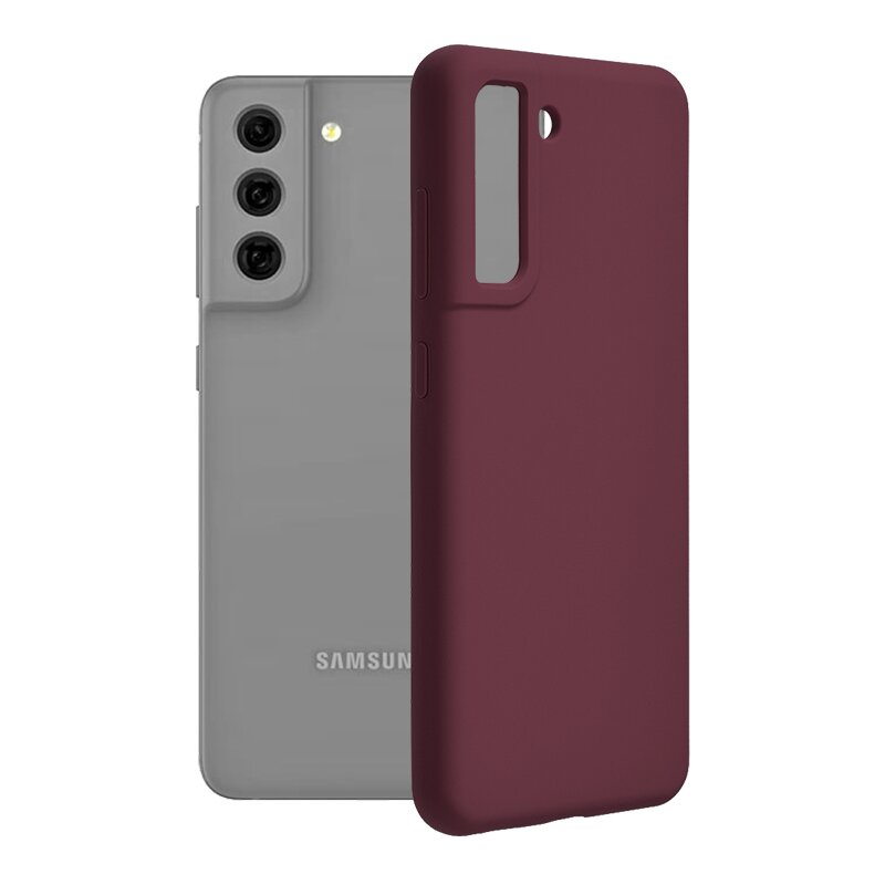 Husa Samsung Galaxy S21 FE 5G Techsuit Soft Edge Silicone, violet