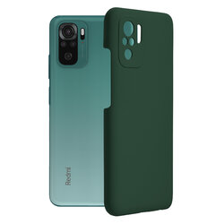 Husa Xiaomi Redmi Note 10 4G Techsuit Soft Edge Silicone, verde inchis