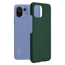 Husa Xiaomi Mi 11 Lite Techsuit Soft Edge Silicone, verde inchis