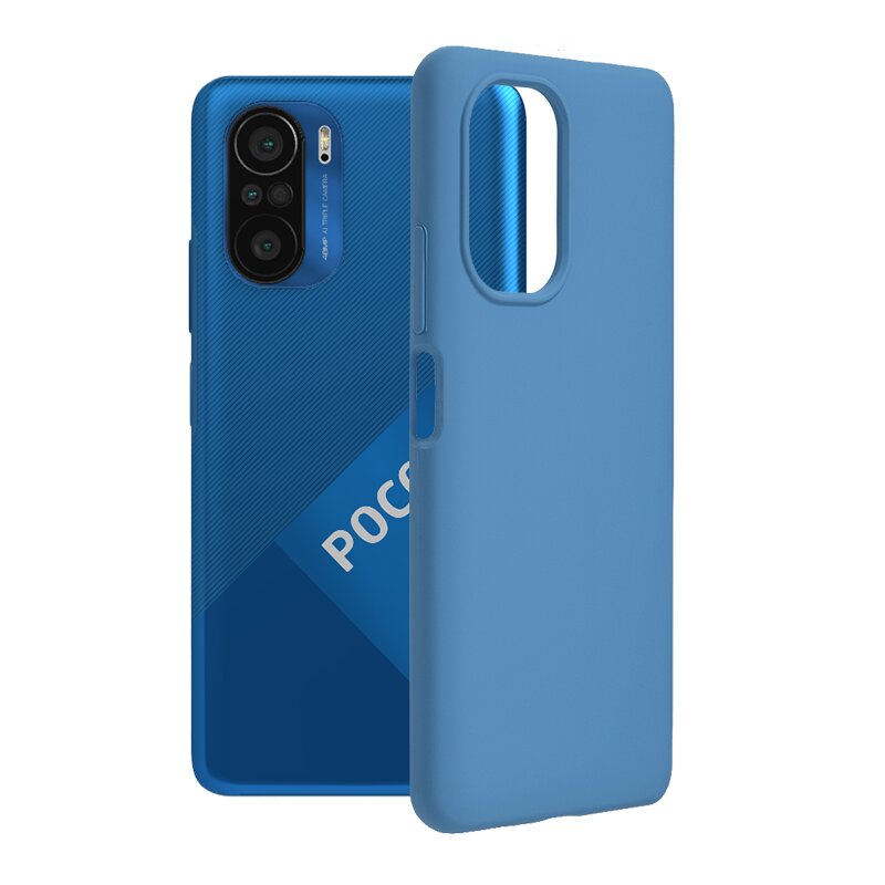 Husa Xiaomi Poco F3 Techsuit Soft Edge Silicone, albastru