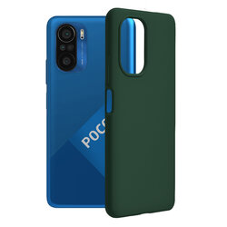 Husa Xiaomi Poco F3 Techsuit Soft Edge Silicone, verde inchis