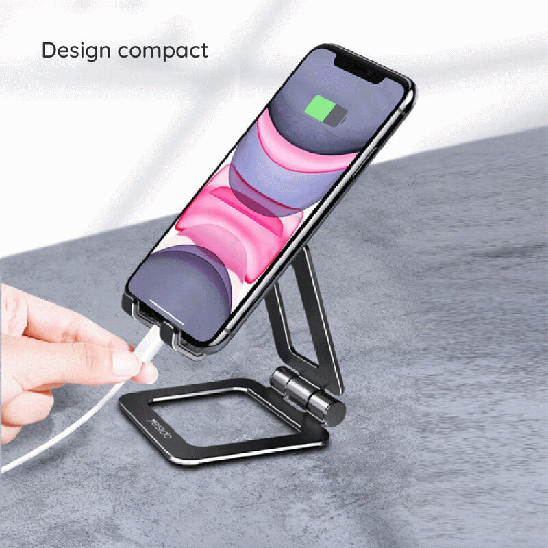 Suport telefon birou, tableta Yesido C97, portabil, negru