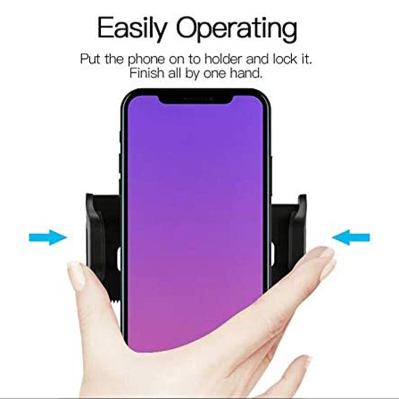 Suport telefon auto parbriz/ bord Yesido C23, 3.8-6.4”, negru