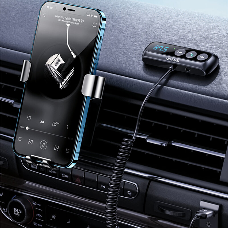 Receptor audio Bluetooth Usams, Jack 3.5mm, negru, US-SJ503