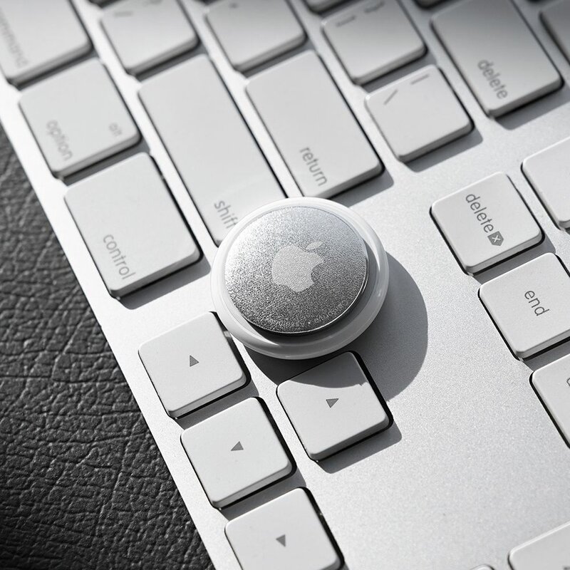 [Pachet 4x] Folie protectie Apple AirTag Spigen AirSkin, clear