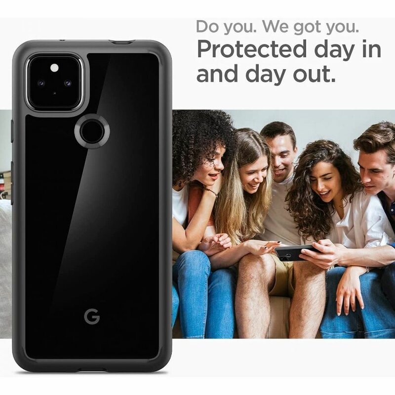 Husa Google Pixel 5a Spigen Ultra Hybrid - Matte Black