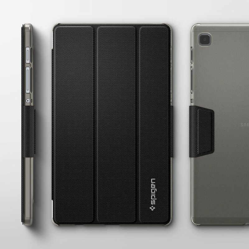 Husa Samsung Galaxy Tab A7 Lite Spigen Liquid Air Folio, Negru