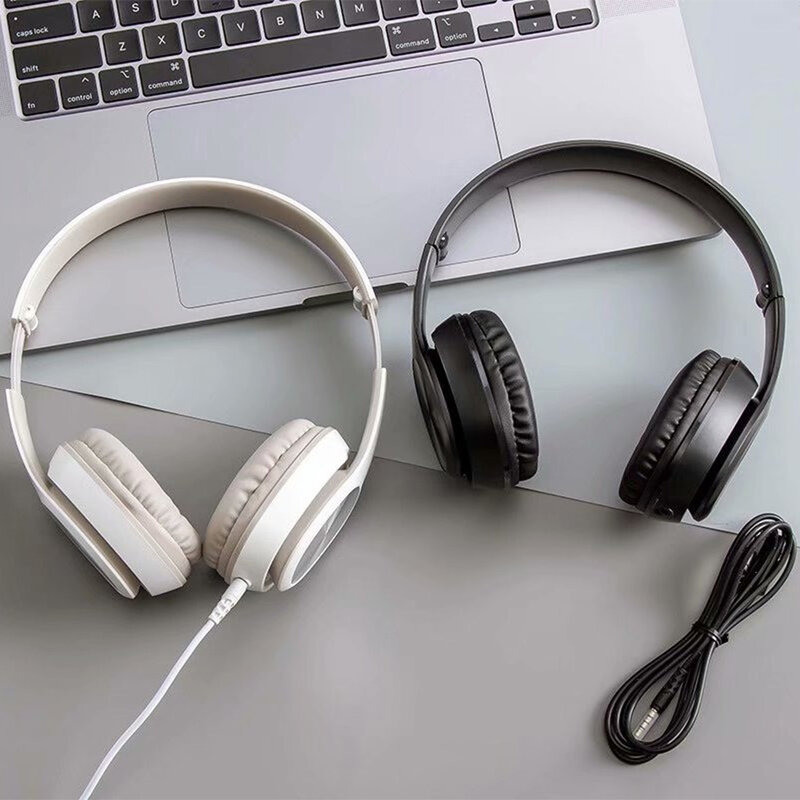 Casti on-ear Gjby, extra bass, sunet stereo, negru, GJ-31