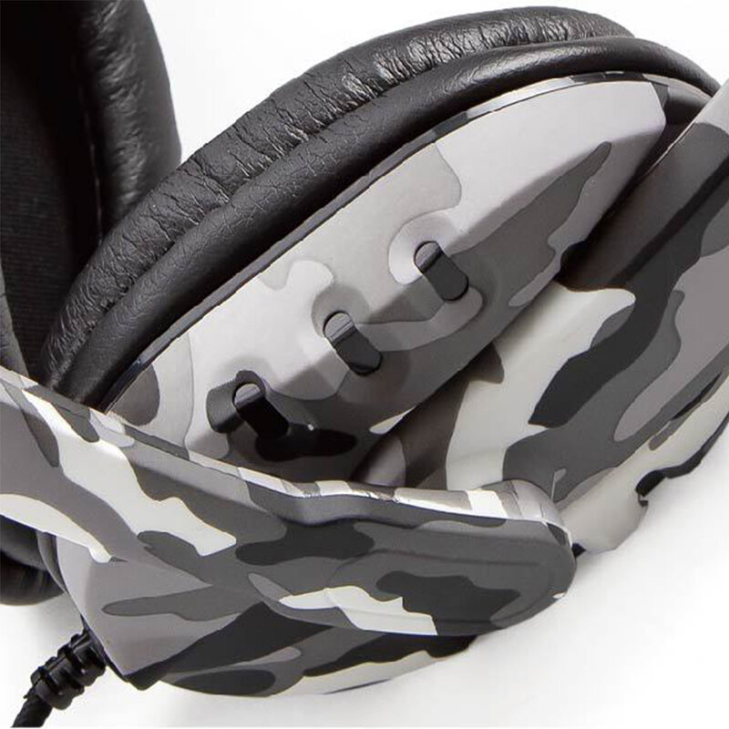 Casti gaming on-ear cu microfon Gjby G2, stereo, Jack 3.5mm, gri