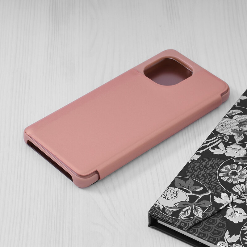 Husa Xiaomi Mi 11 Flip Standing Cover, roz