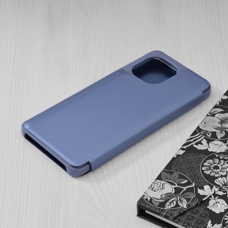 Husa Xiaomi Mi 11 Flip Standing Cover, albastru