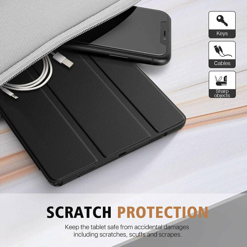 Husa Samsung Galaxy Tab A7 Lite Techsuit FoldPro, negru