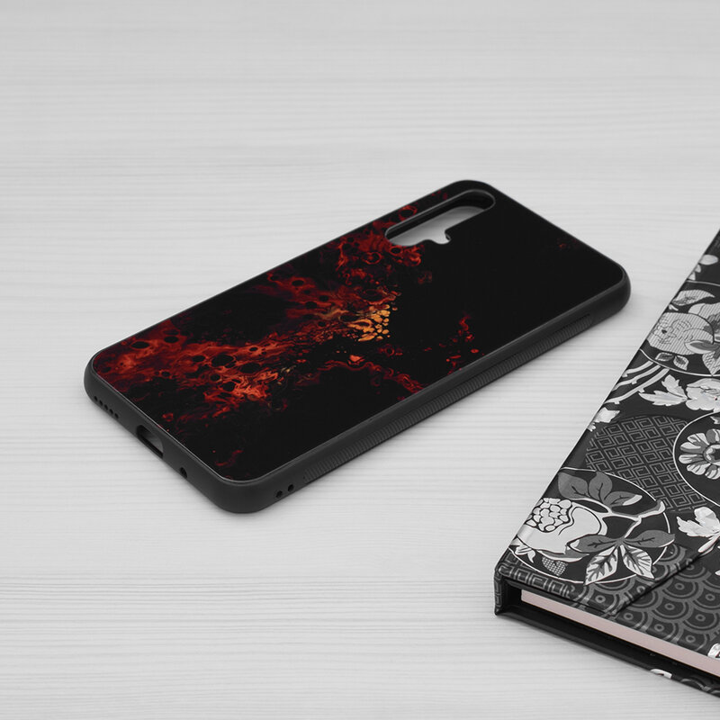 Husa Huawei Nova 5T Techsuit Glaze, Red Nebula