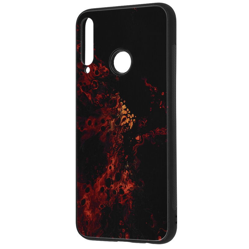 Husa Huawei P40 Lite E Techsuit Glaze, Red Nebula