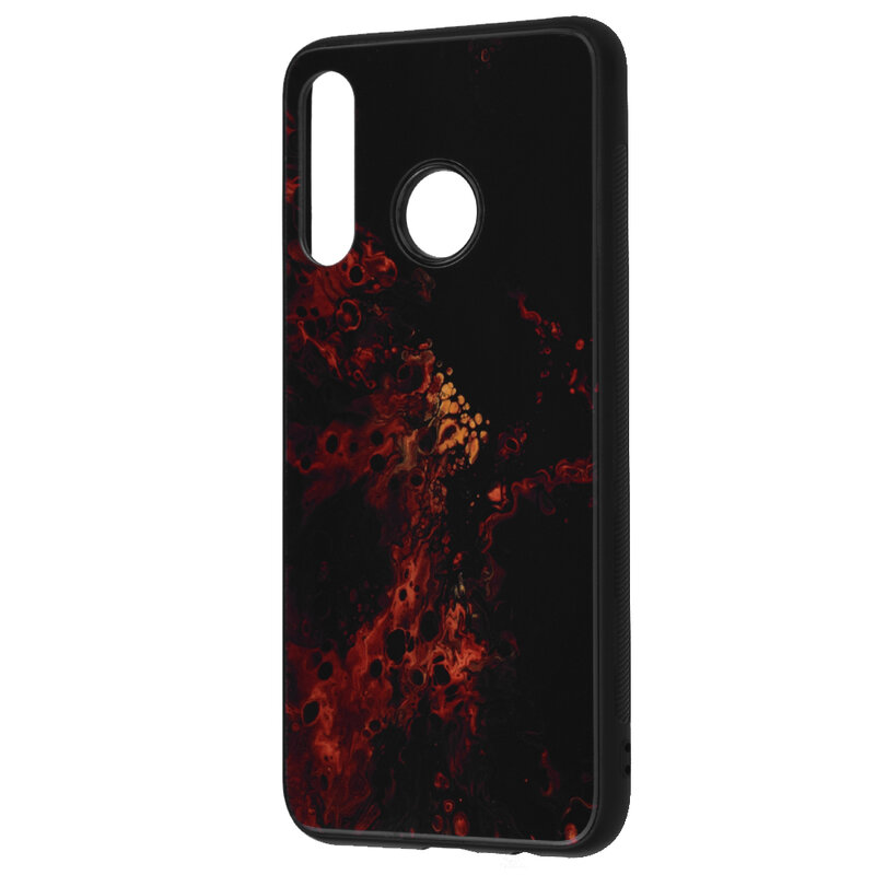 Husa Huawei P30 Lite Techsuit Glaze, Red Nebula