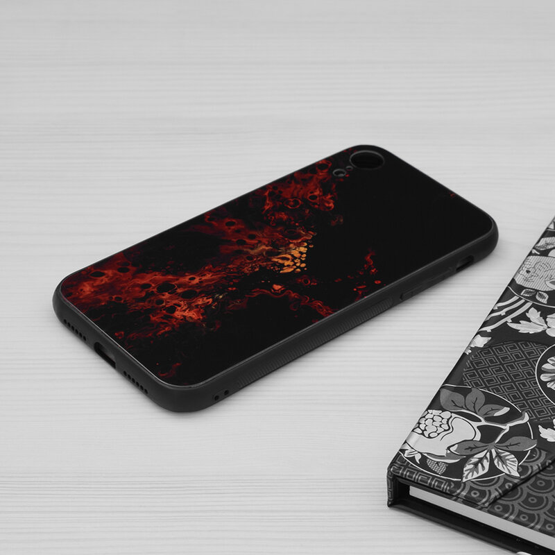 Husa iPhone XR Techsuit Glaze, Red Nebula