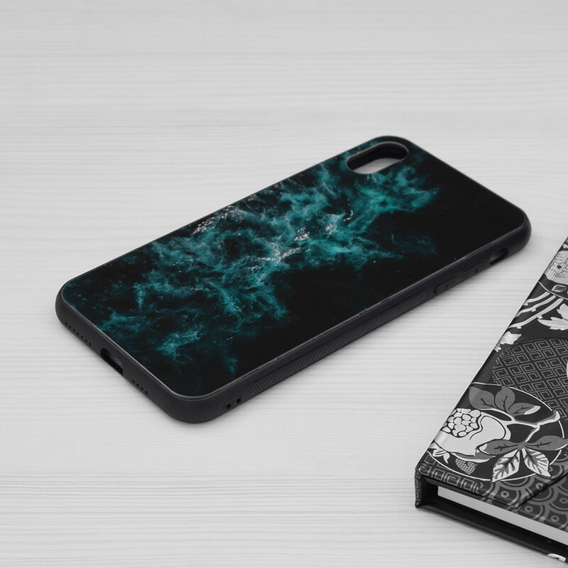 Husa iPhone XS Max Techsuit Glaze, Blue Nebula
