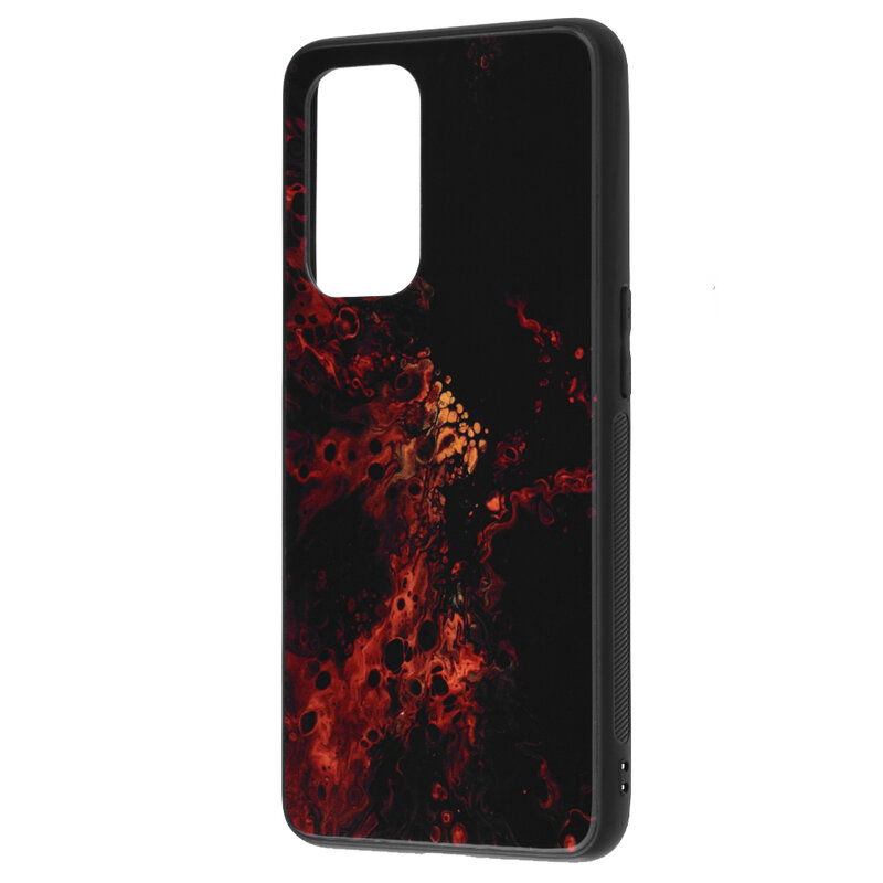 Husa OnePlus 9 Techsuit Glaze, Red Nebula