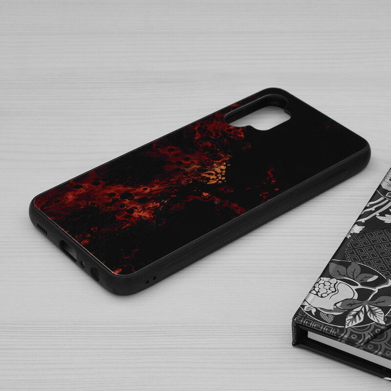 Husa Samsung Galaxy A32 5G Techsuit Glaze, Red Nebula