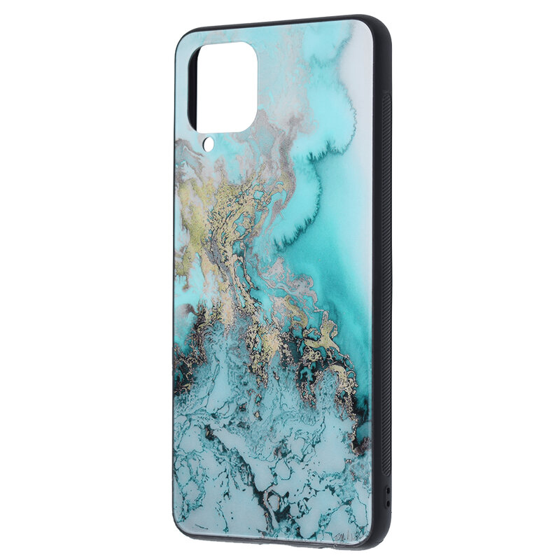 Husa Samsung Galaxy A12 Techsuit Glaze, Blue Ocean