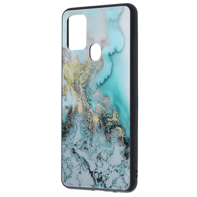 Husa Samsung Galaxy A21s Techsuit Glaze, Blue Ocean